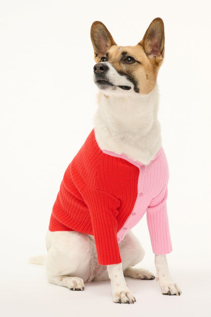 STAUD Pet Pet Shoko Sweater - Poppy Rosebud
