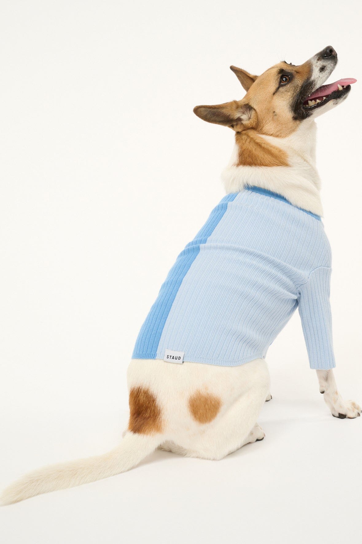 STAUD Pet Pet Shoko Sweater - Periwinkle Multi