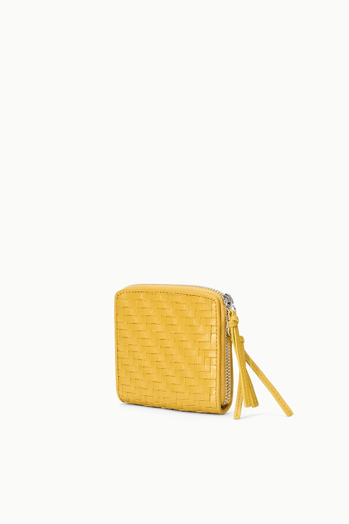 STAUD Accessories Mae Hand-Woven Wallet Goldenrod