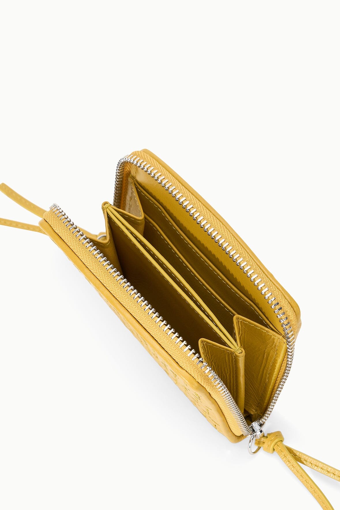 STAUD Accessories Mae Hand-Woven Wallet Goldenrod