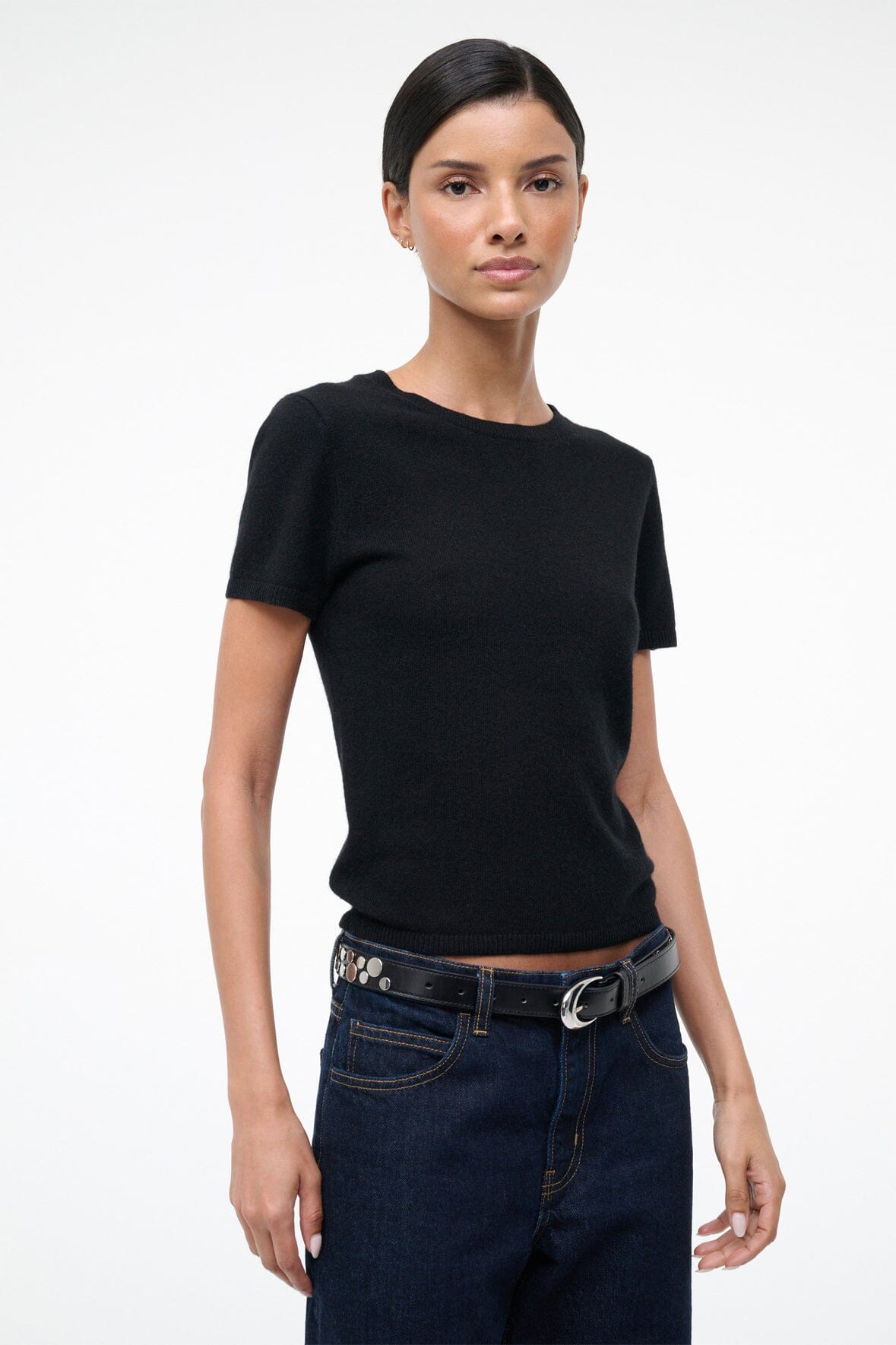 STAUD Accessories Moon Buckle Belt - Rivets