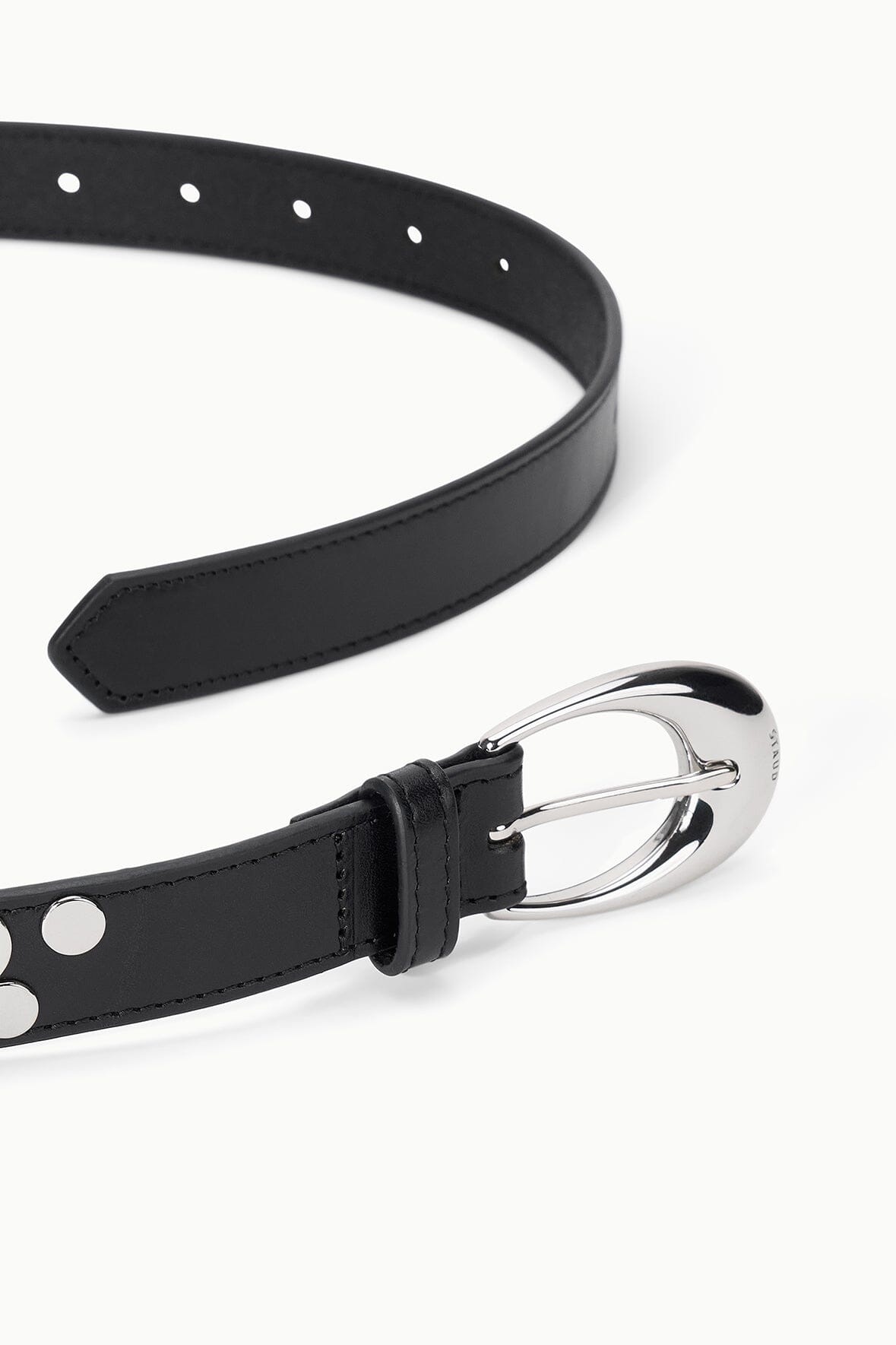 STAUD Accessories Moon Buckle Belt - Rivets
