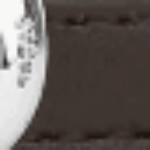 STAUD Accessories Slim Moon Buckle Belt - 13mm Mahogany Silver