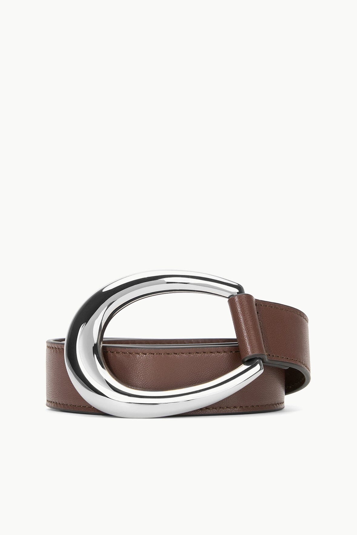 STAUD Accessories 30mm Wrap Belt Mahogany Silver