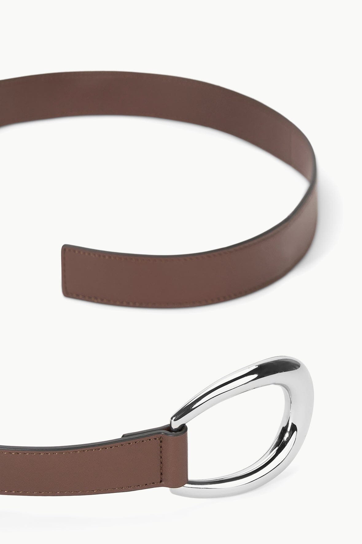 STAUD Accessories 30mm Wrap Belt Mahogany Silver