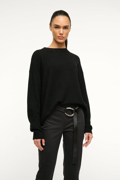 STAUD Accessories 30mm Wrap Belt Black Silver