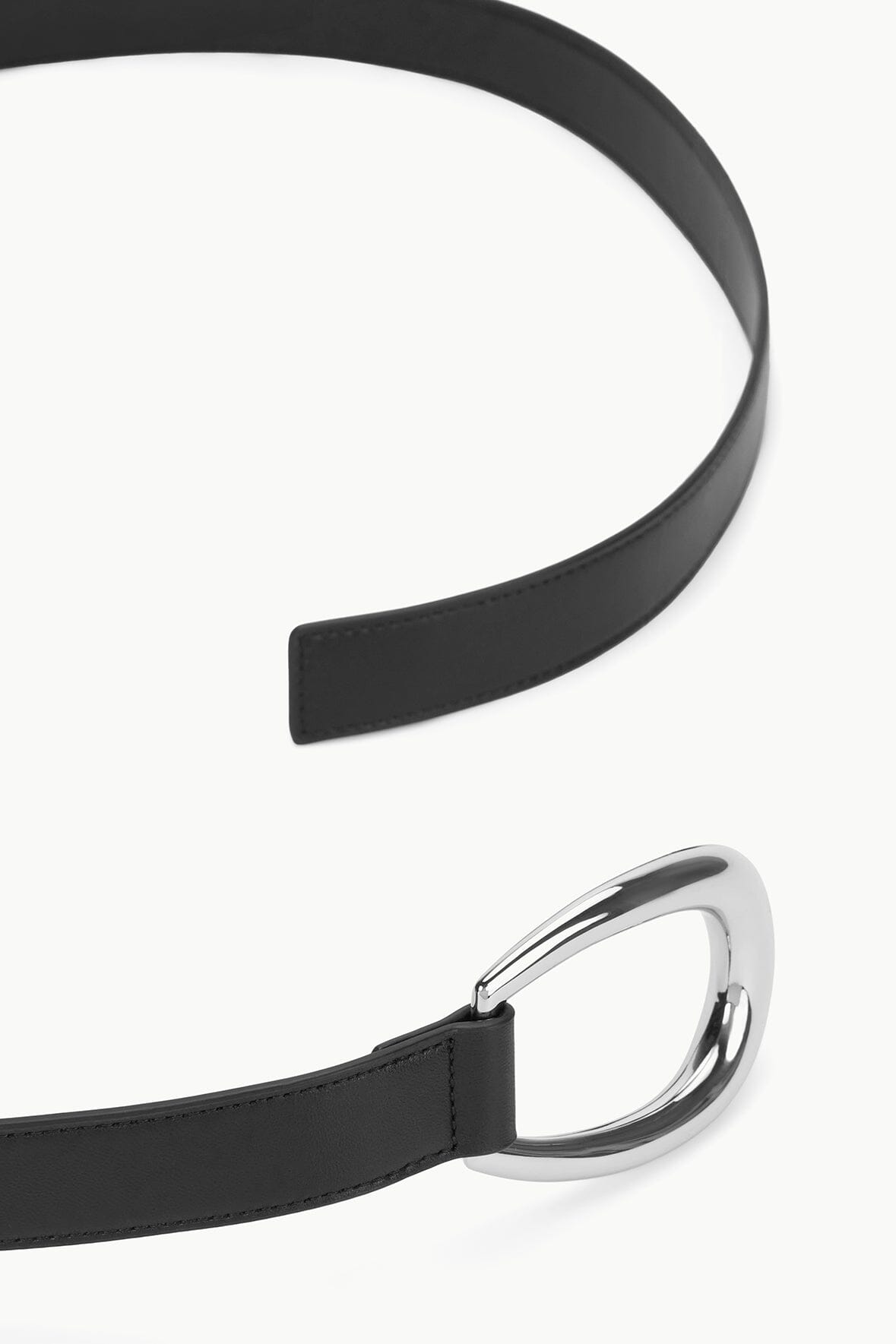 STAUD Accessories 30mm Wrap Belt Black Silver