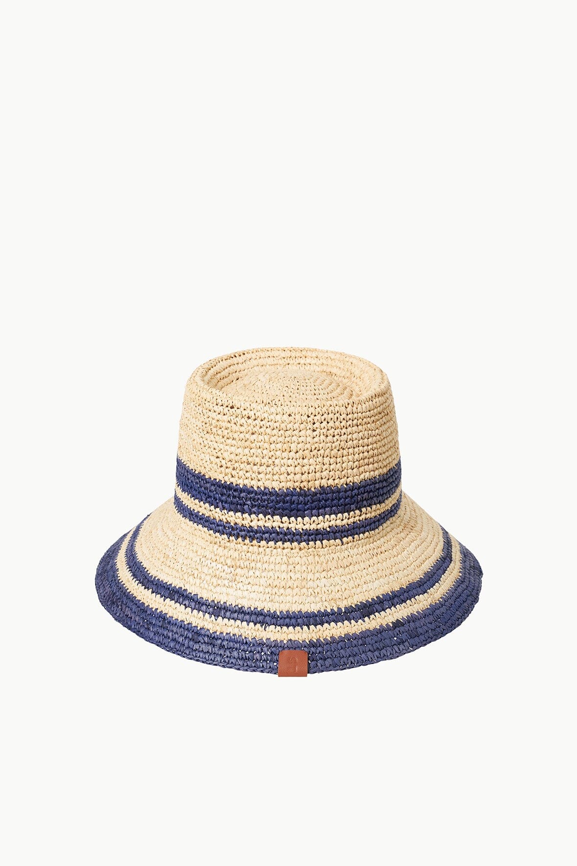 STAUD Accessories Rita Bucket Hat Natural Navy