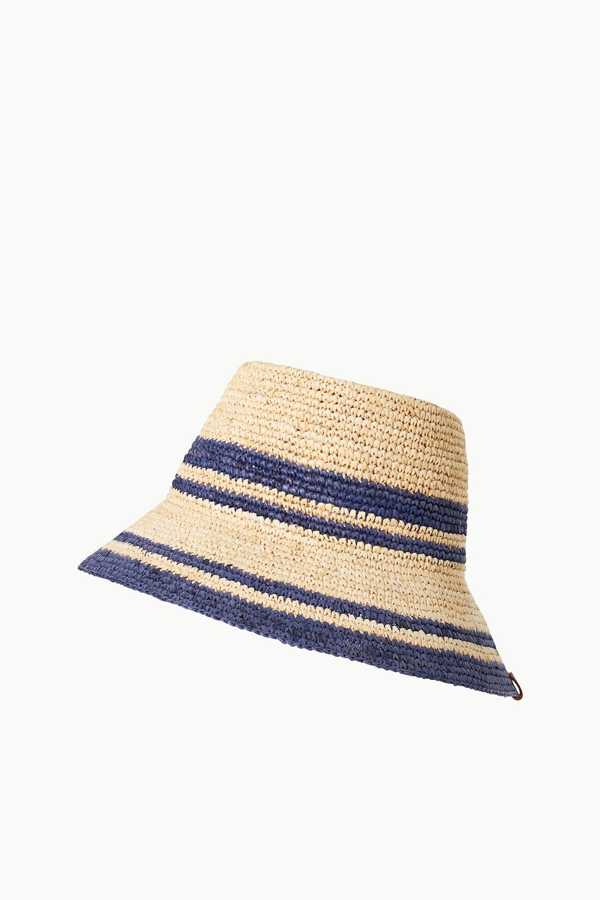 STAUD Accessories Rita Bucket Hat Natural Navy