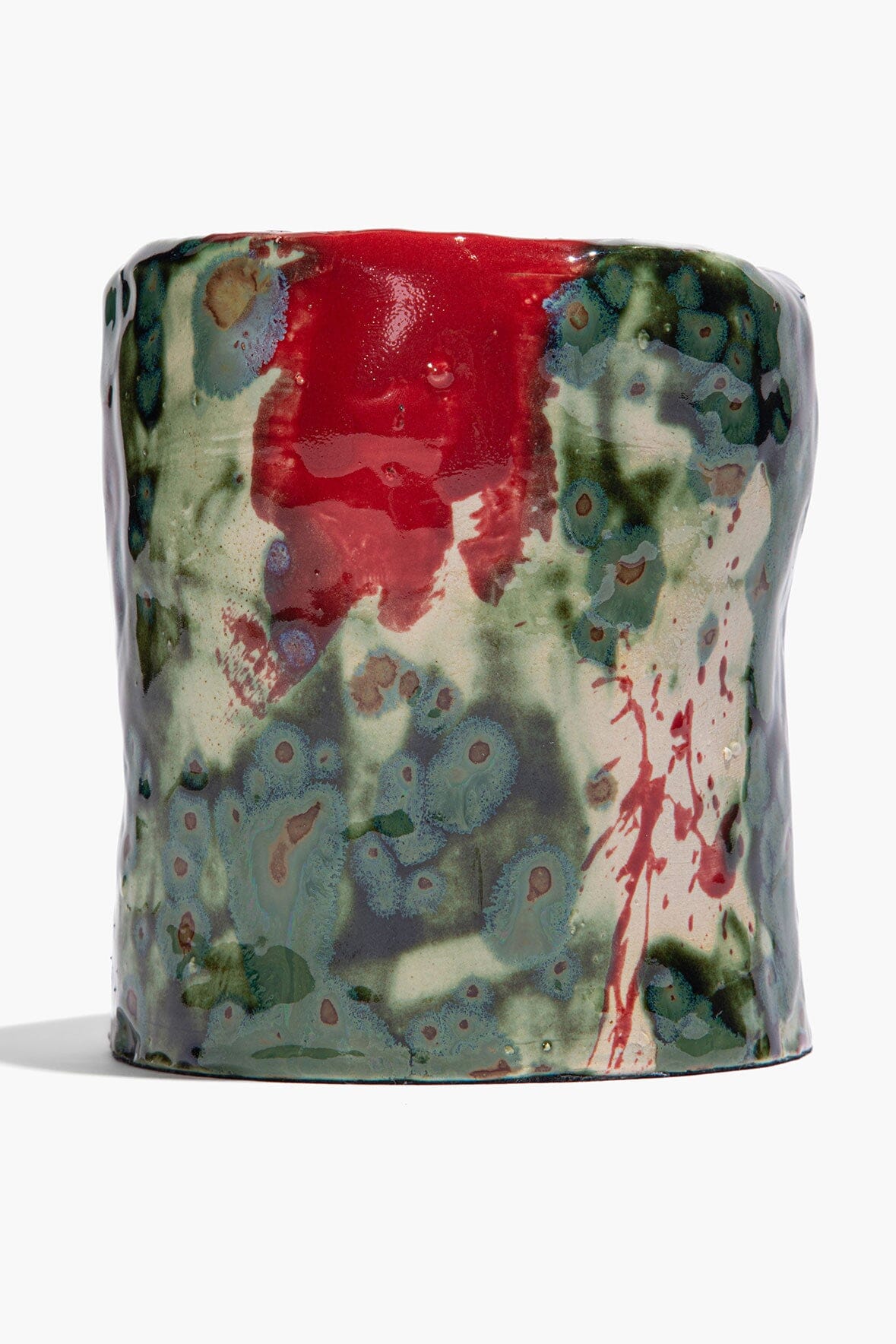 STAUD Home Medium Ceramic Candle Serre