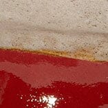 STAUD Home Ceramic Mushroom Candle Natural Red