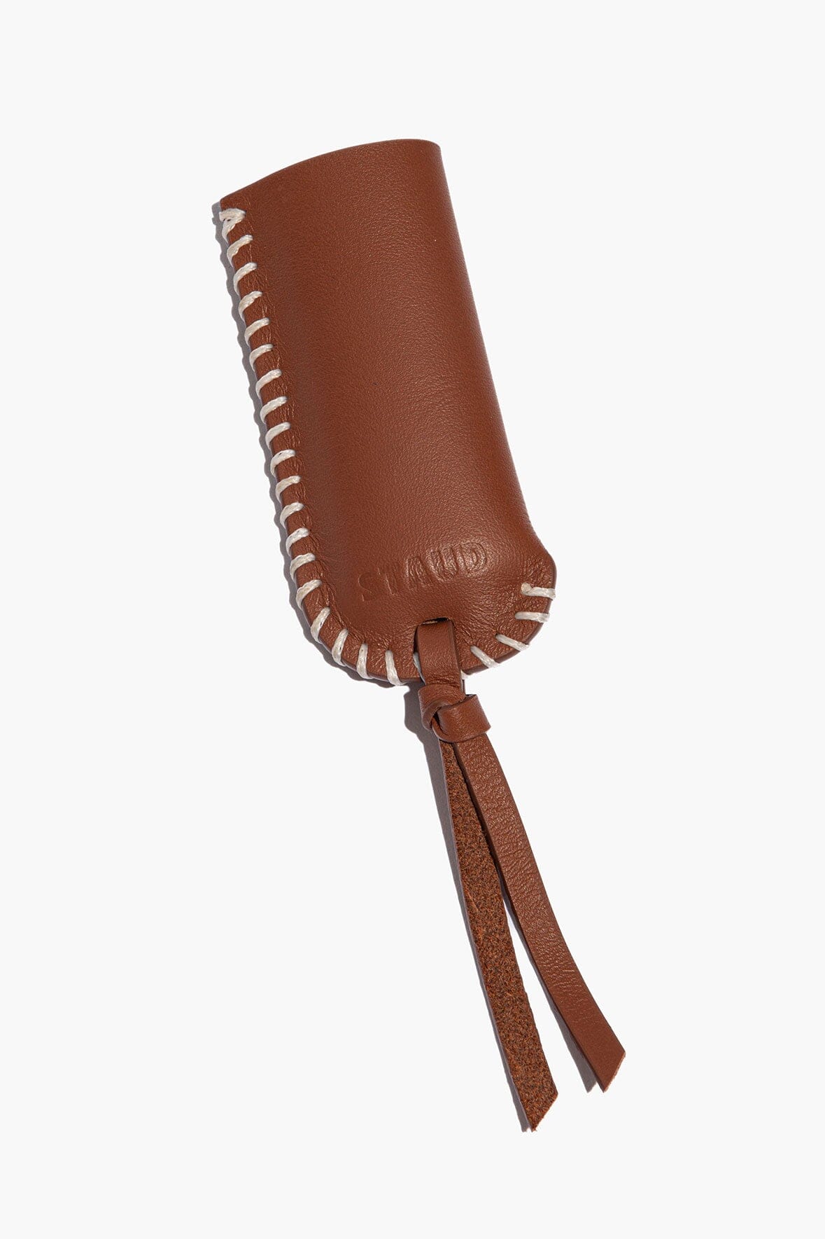 STAUD Home Pyre Leather Lighter Cover Tan