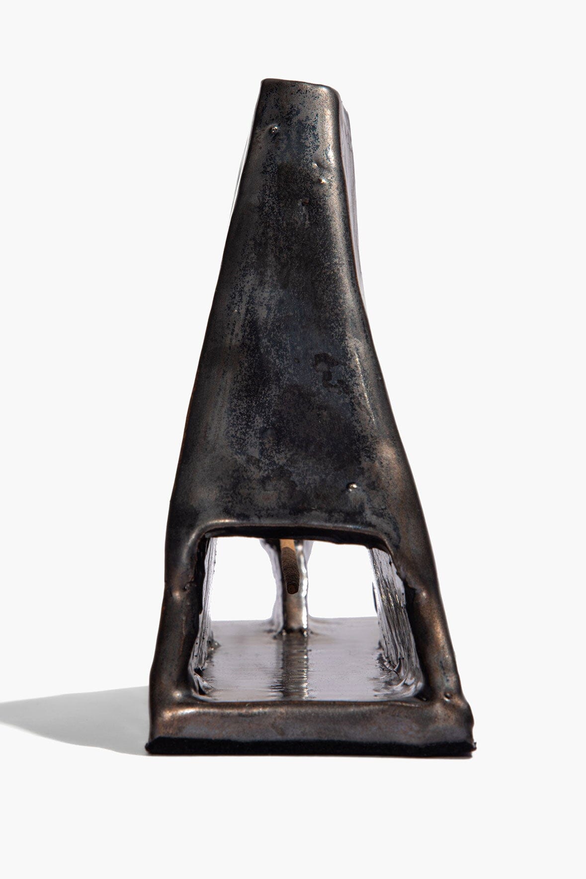 STAUD Home Pyramid Incense Holder Molasses Glaze