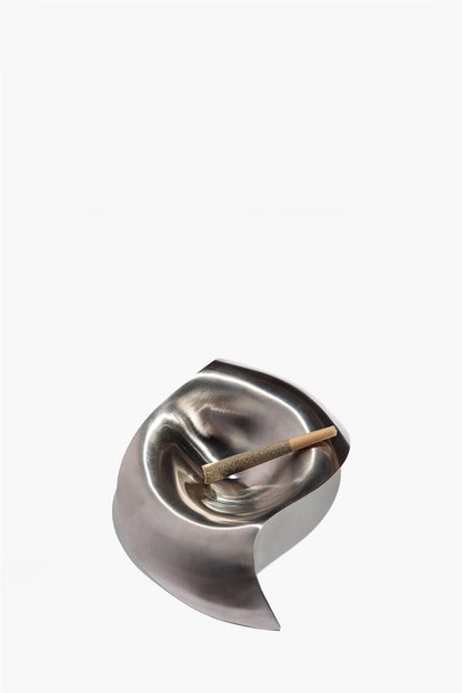 STAUD Home Frank Metal Ashtray Silver
