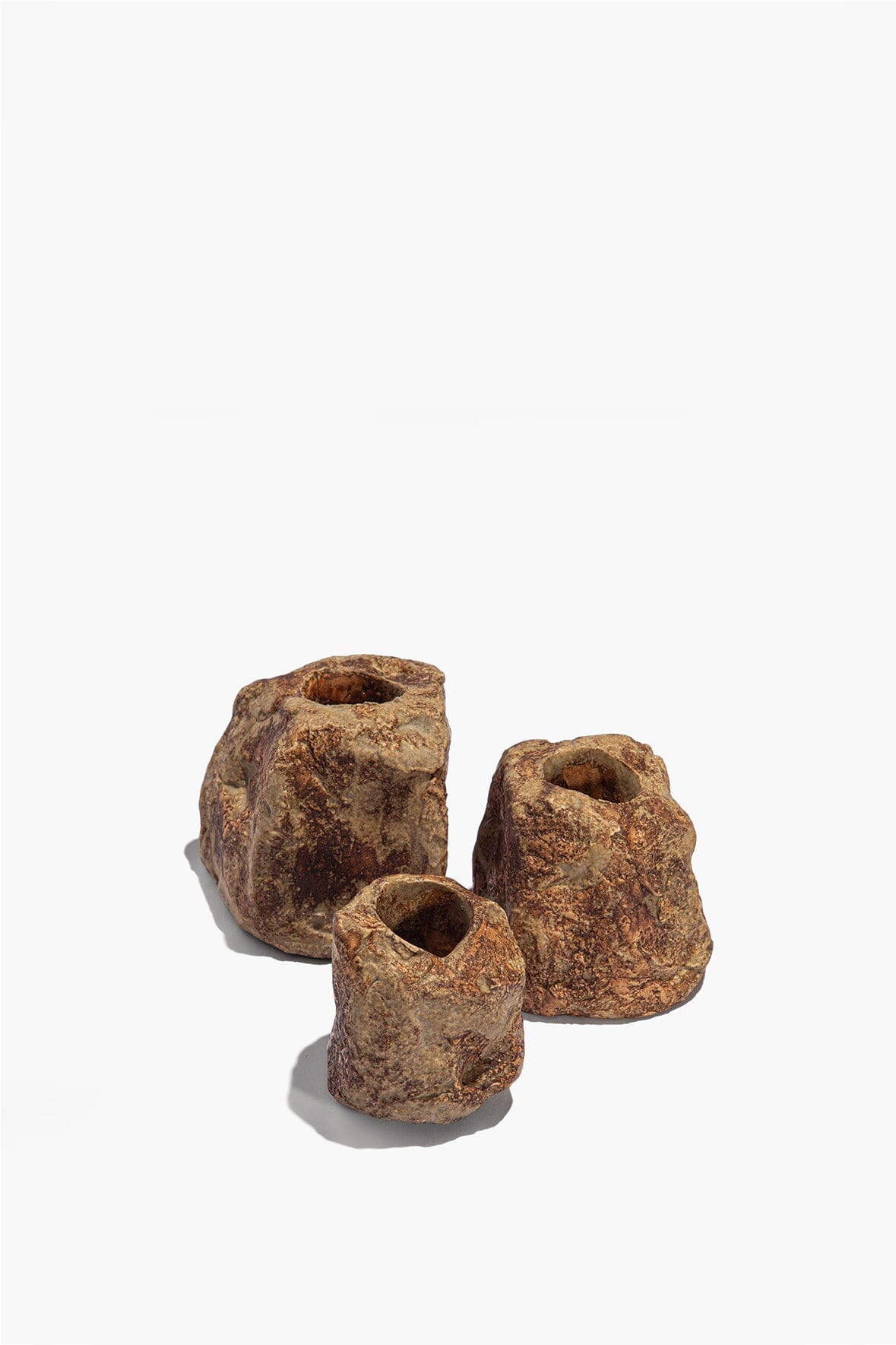 STAUD Home Candlestick Set Organic Rock