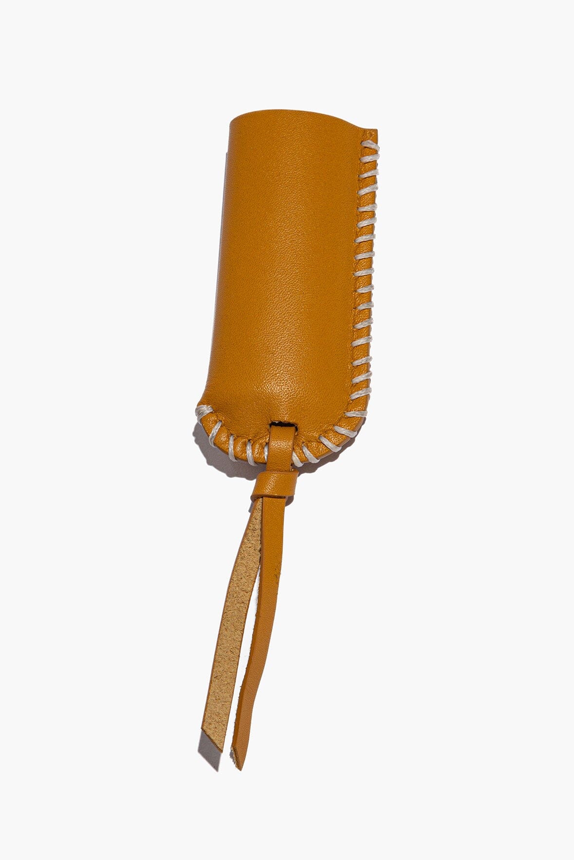 STAUD Home Pyre Leather Lighter Cover Goldenrod