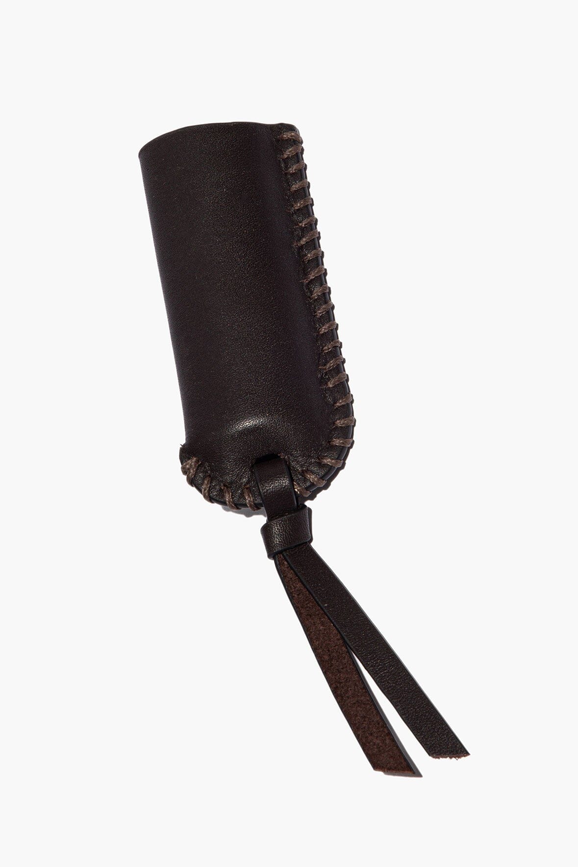 STAUD Home Pyre Leather Lighter Cover Espresso