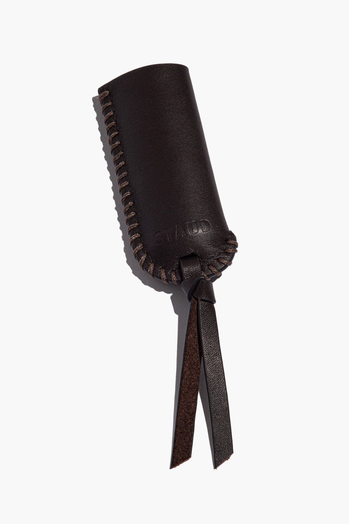 STAUD Home Pyre Leather Lighter Cover Espresso