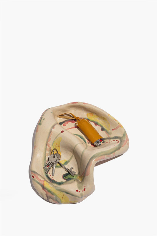 STAUD Home Wavy Catch All Multi Glaze
