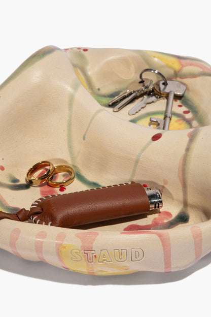 STAUD Home Wavy Catch All Multi Glaze
