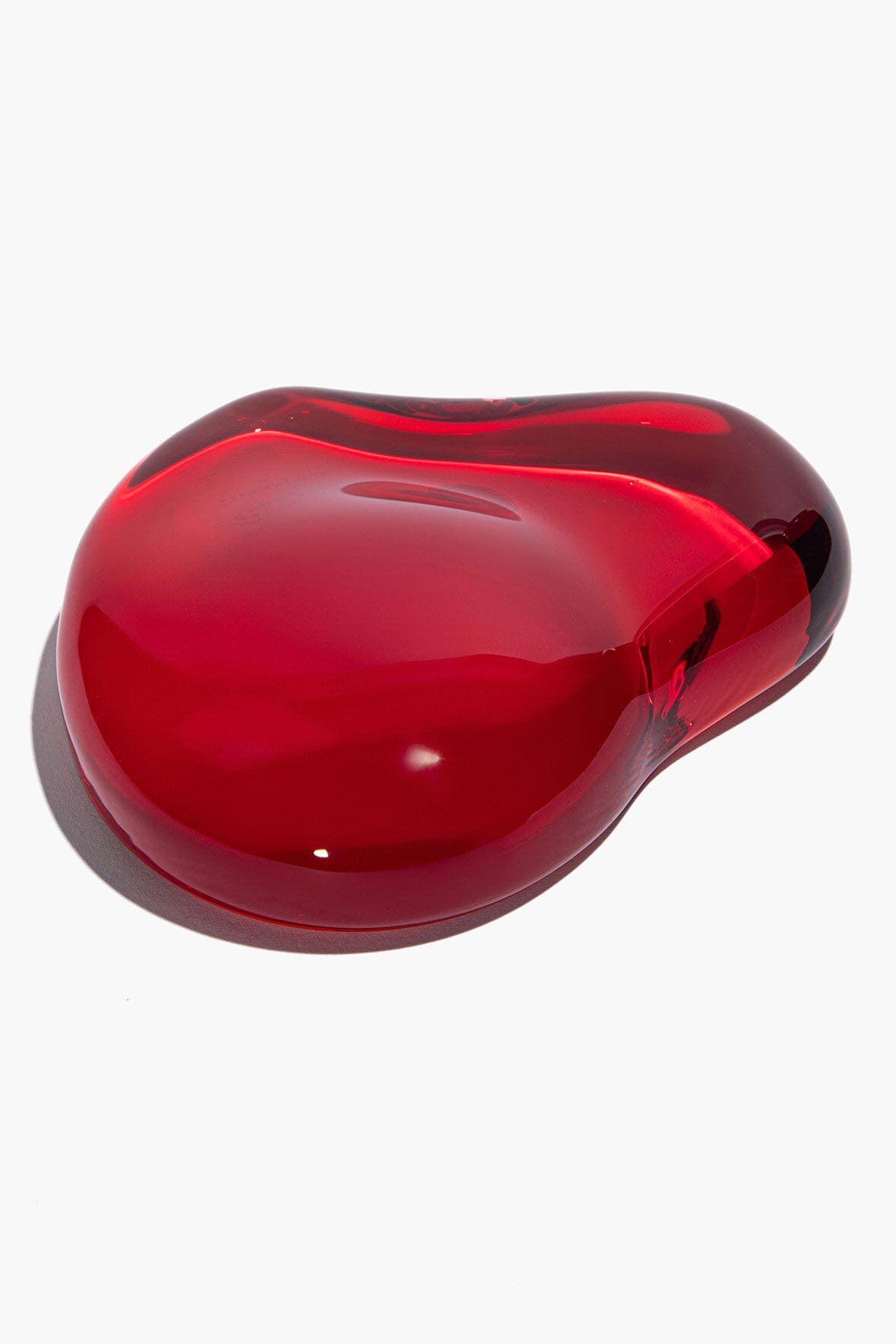 STAUD Home Vintage Glass Paperweight Heart