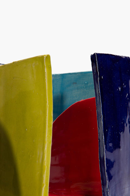 STAUD Home Ceramic Bookends Rainbow Glaze