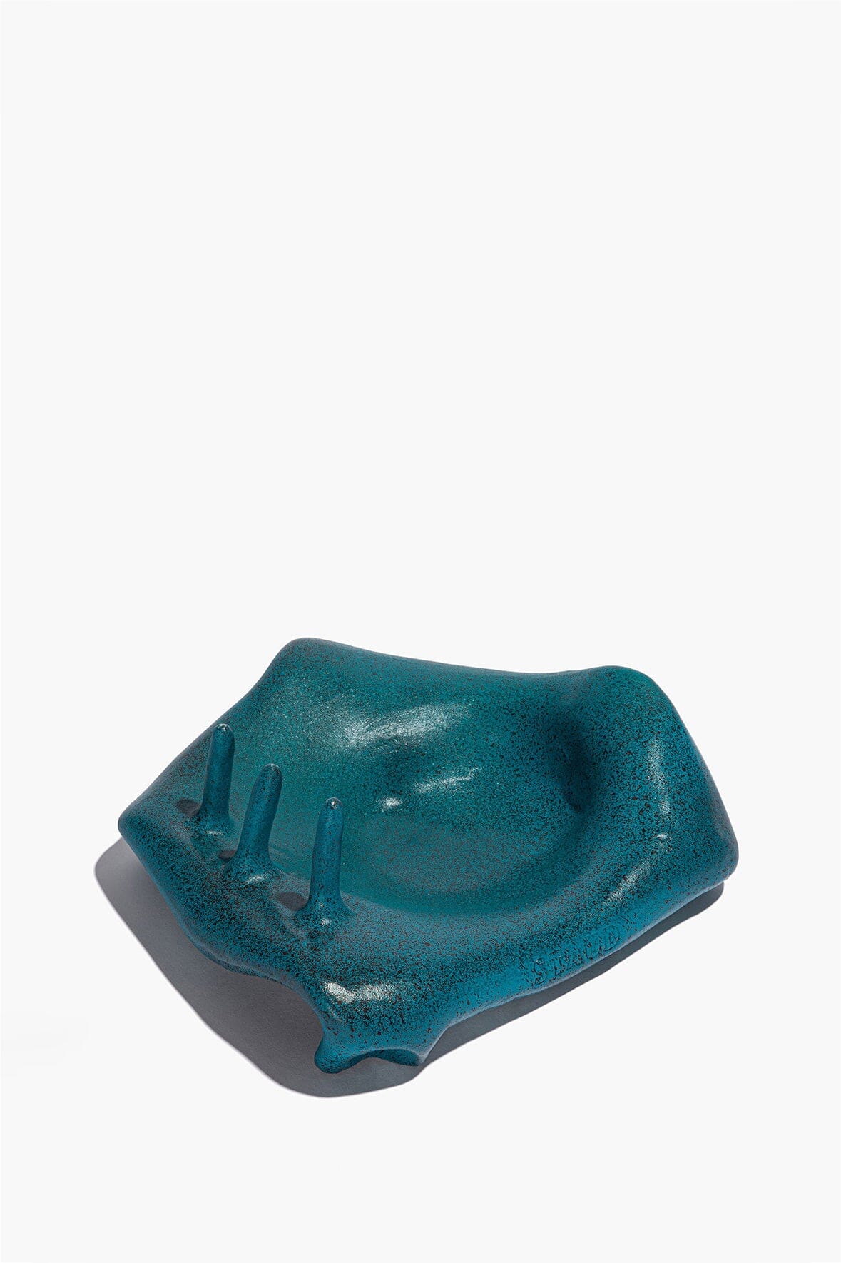 STAUD Home Bubble Jewelry Holder Blue Glaze