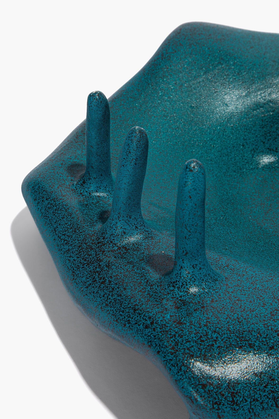 STAUD Home Bubble Jewelry Holder Blue Glaze