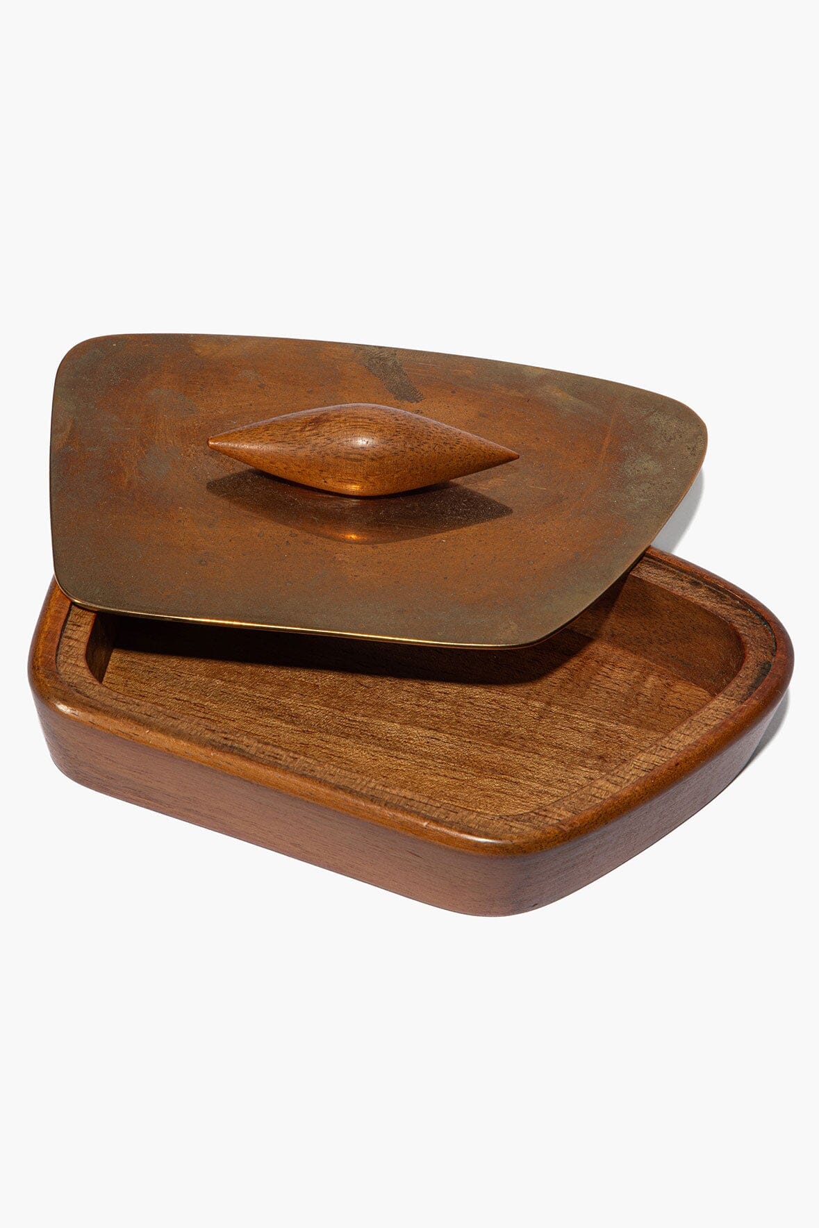 STAUD Home Vintage Trinket Box Brown