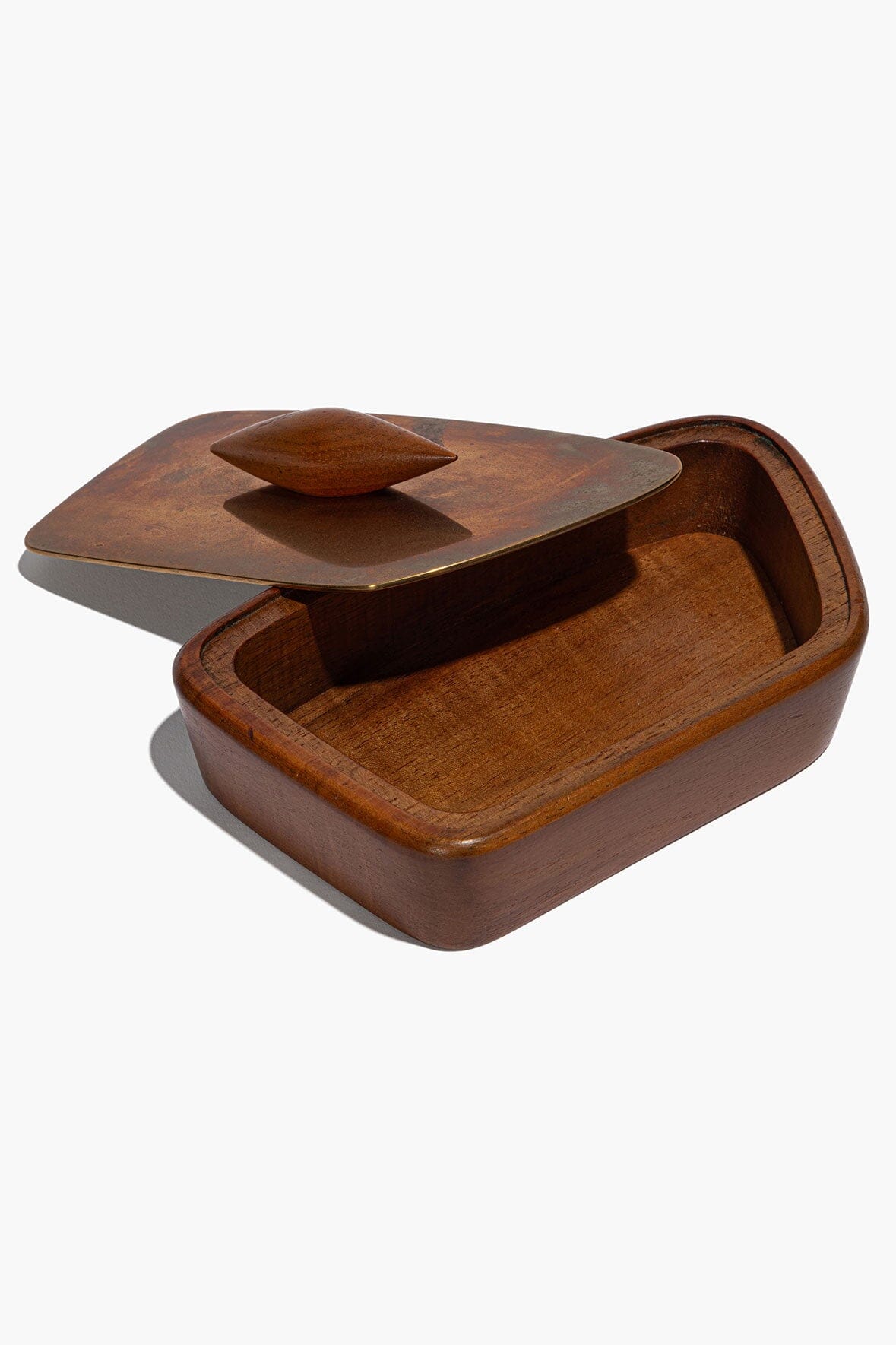 STAUD Home Vintage Trinket Box Brown