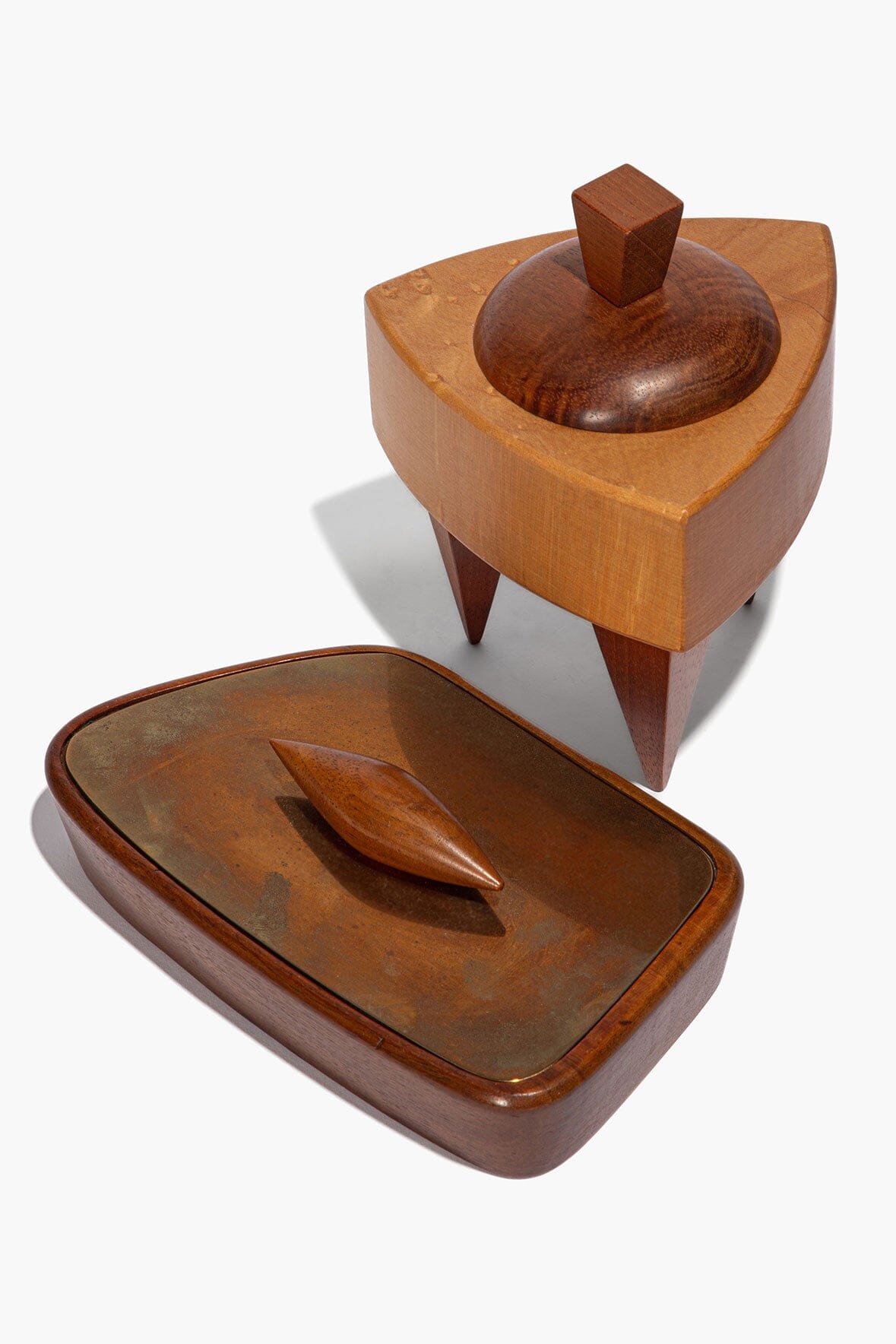 STAUD Home Vintage Trinket Box Wood