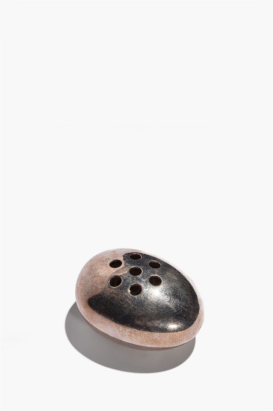 STAUD Home Vintage Flower Frog Silver