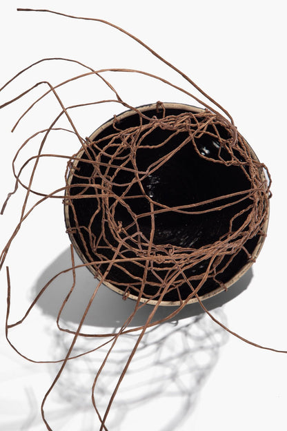 STAUD Home Organic Woven Cone Ceramic Twine