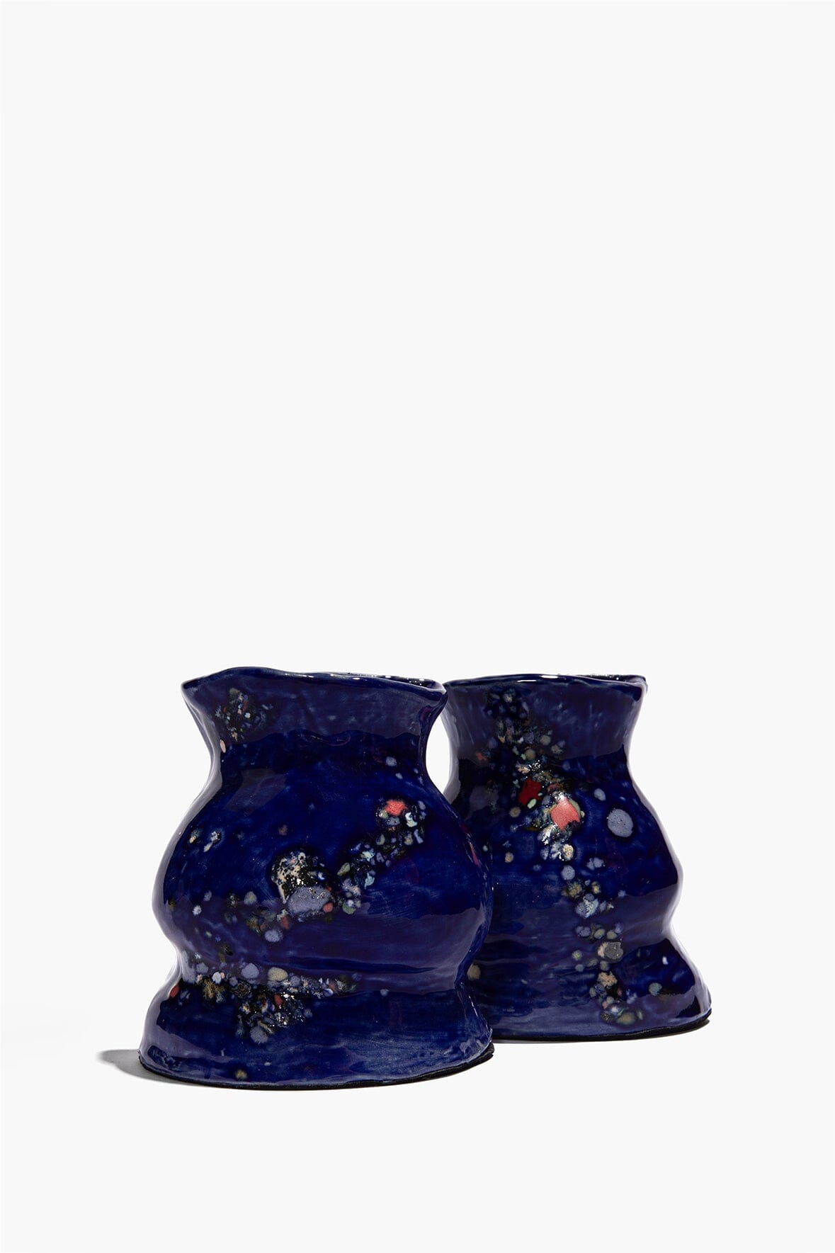 STAUD Home Ceramic Vase Bookends Polka Dot