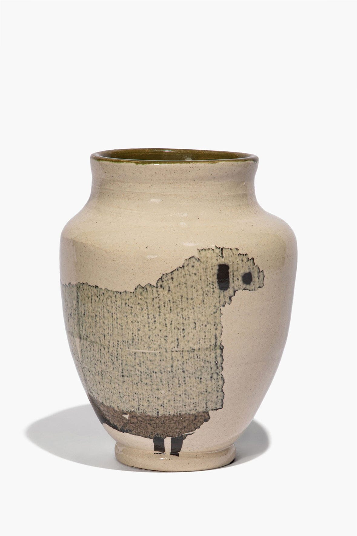 STAUD Home Ceramic Sheep Vase Round