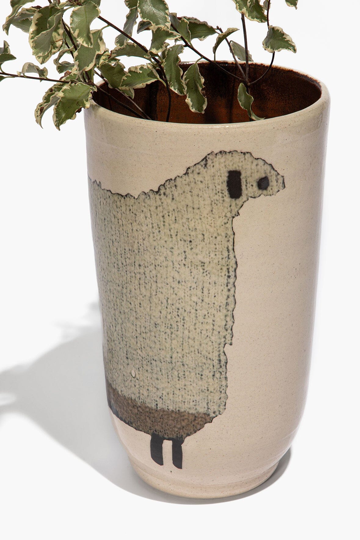 STAUD Home Ceramic Sheep Vase Tall