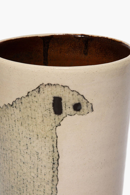 STAUD Home Ceramic Sheep Vase Tall