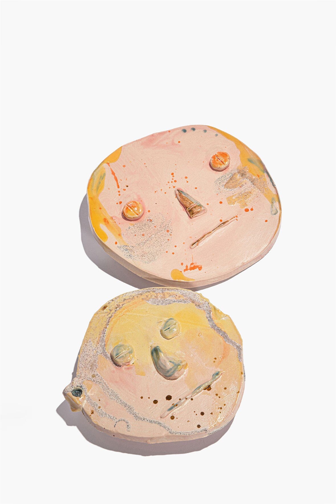 STAUD Home Louise Ceramic Faces Cotton Candy Glaze