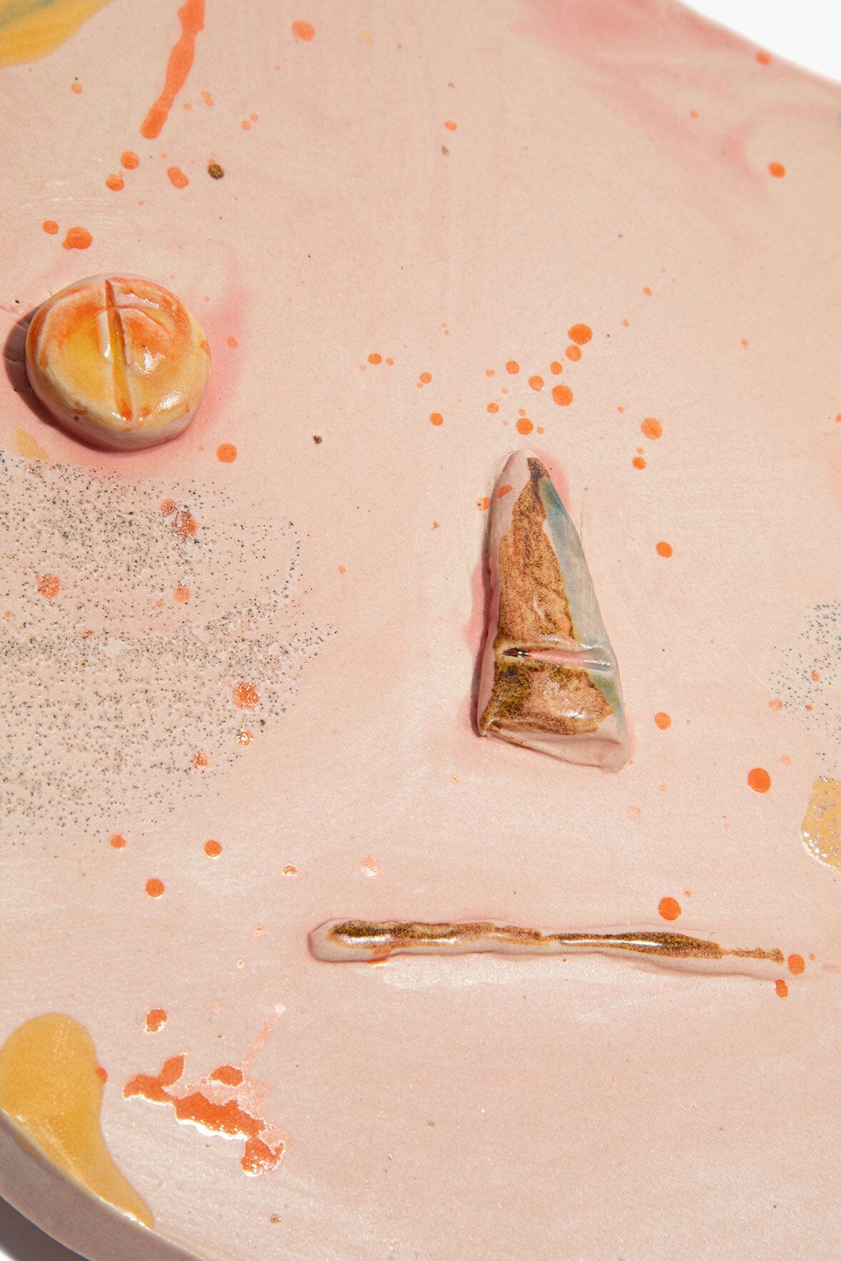 STAUD Home Louise Ceramic Faces Cotton Candy Glaze