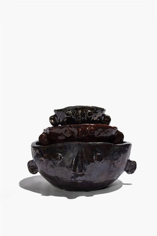 STAUD Home Large Henry Bowl Paladium Glaze