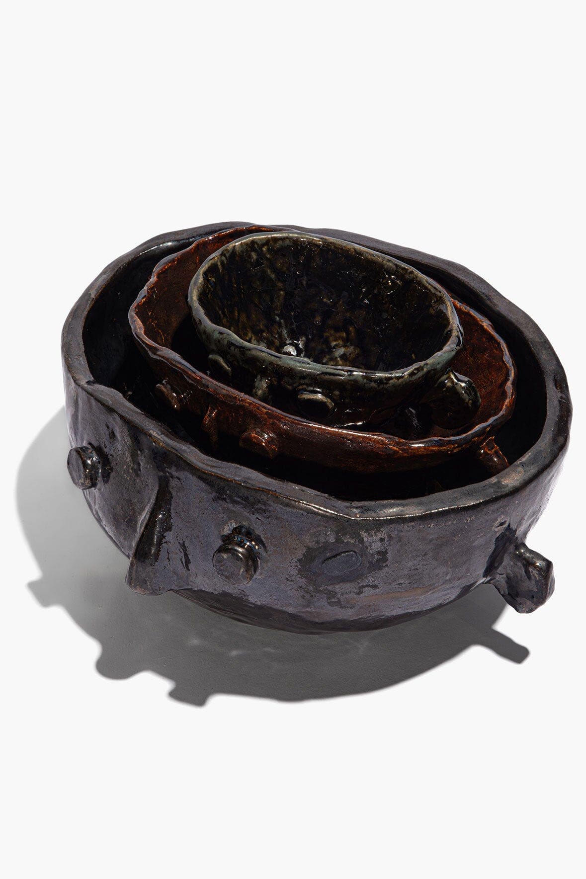 STAUD Home Large Henry Bowl Paladium Glaze