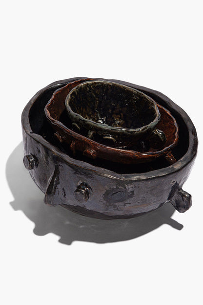 STAUD Home Large Henry Bowl Paladium Glaze