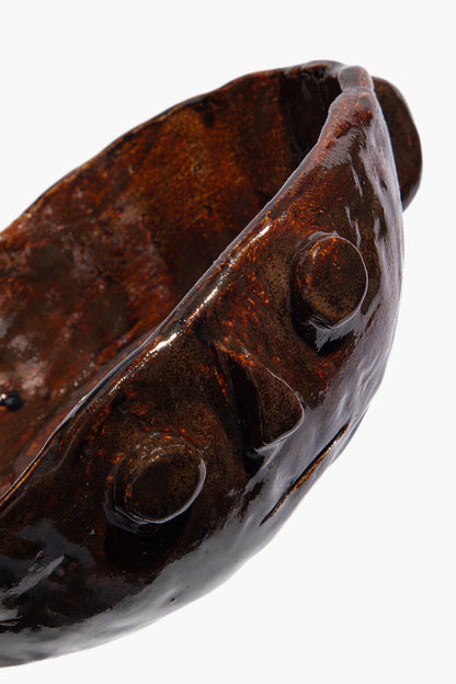 STAUD Home Medium Henry Bowl Bronze Glaze