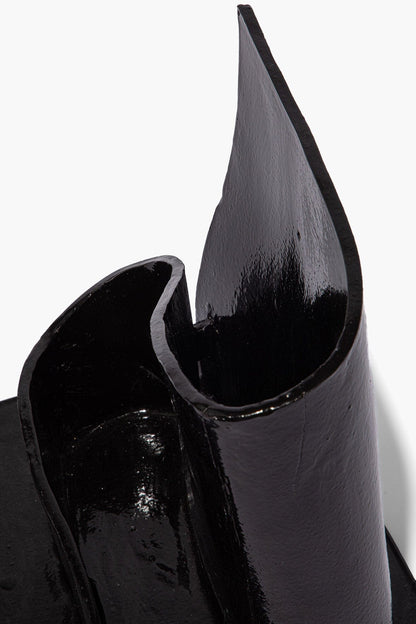 STAUD Home Wavy Stationary Holder Black Glaze