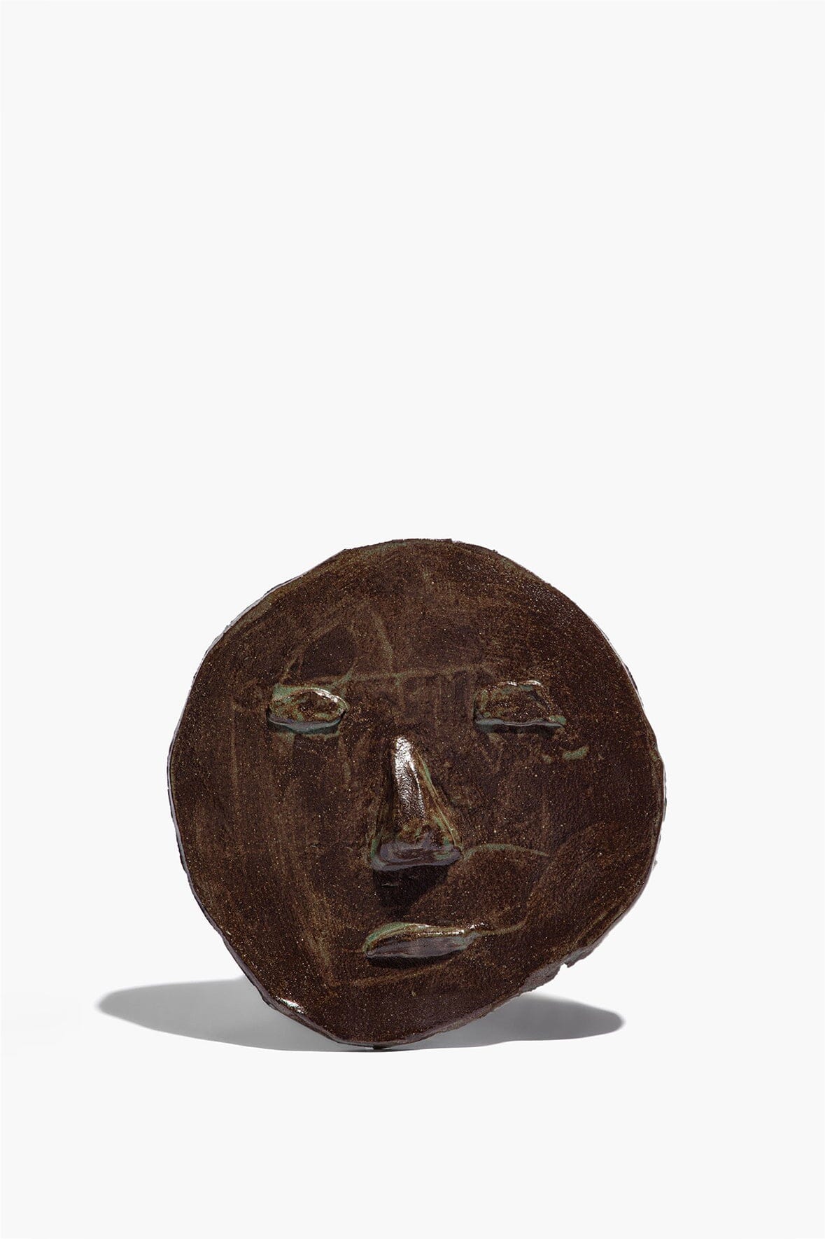 STAUD Home Eva Ceramic Faces White And Matcha Brown Glaze