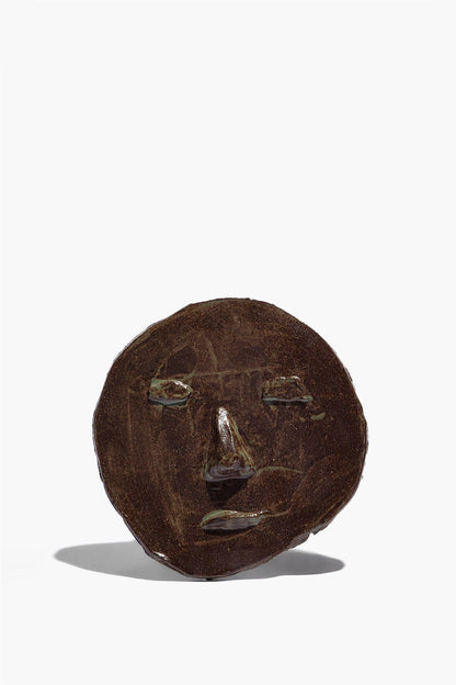 STAUD Home Eva Ceramic Faces White And Matcha Brown Glaze