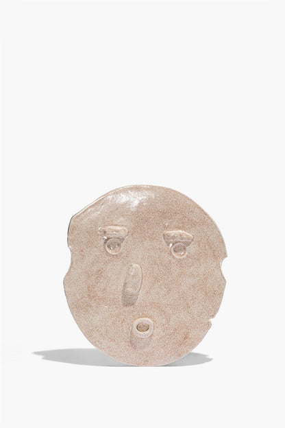 STAUD Home Eva Ceramic Faces White And Matcha Brown Glaze
