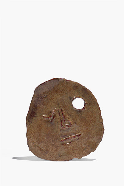STAUD Home Auguste Ceramic Face Molasses Glaze