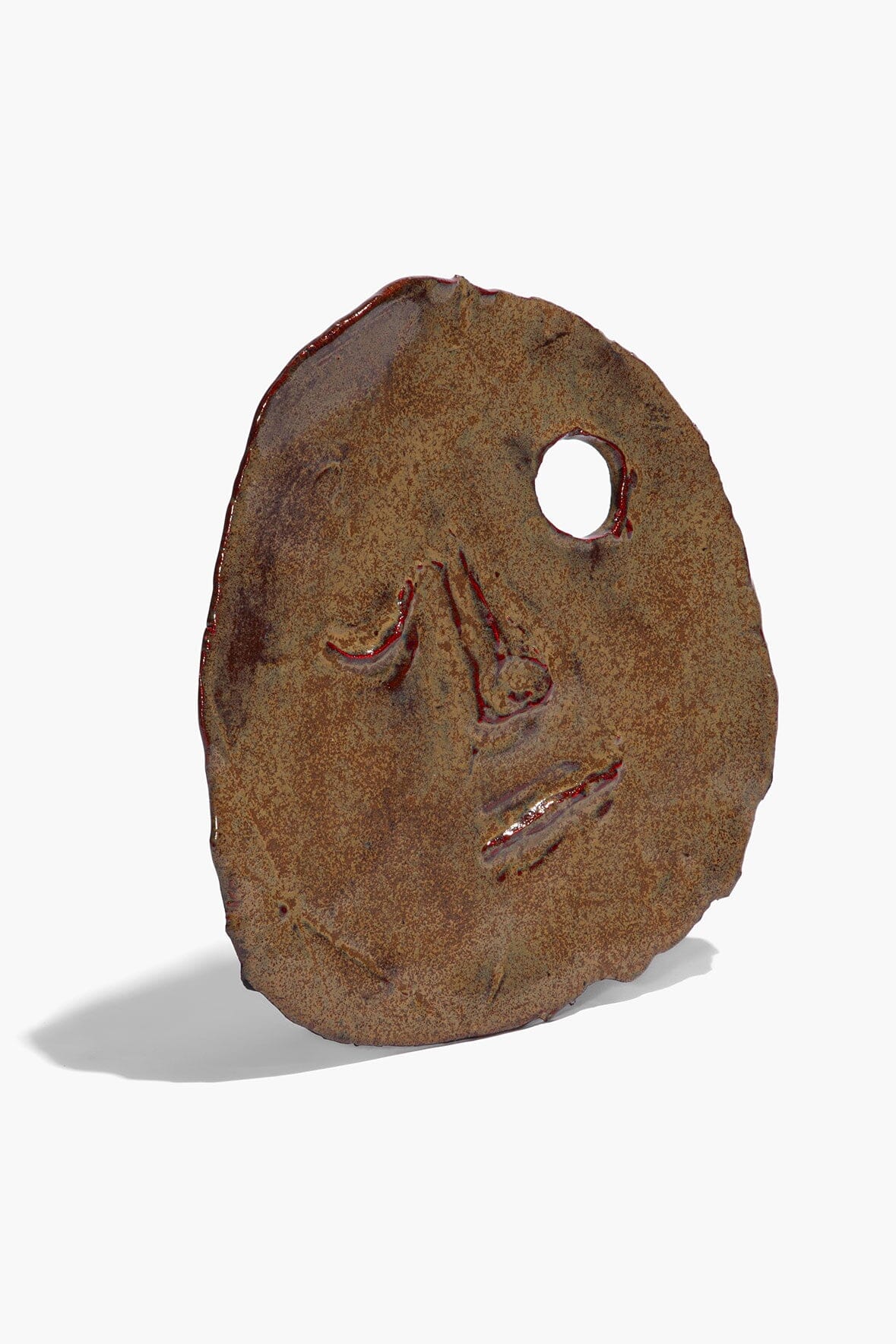 STAUD Home Auguste Ceramic Face Molasses Glaze