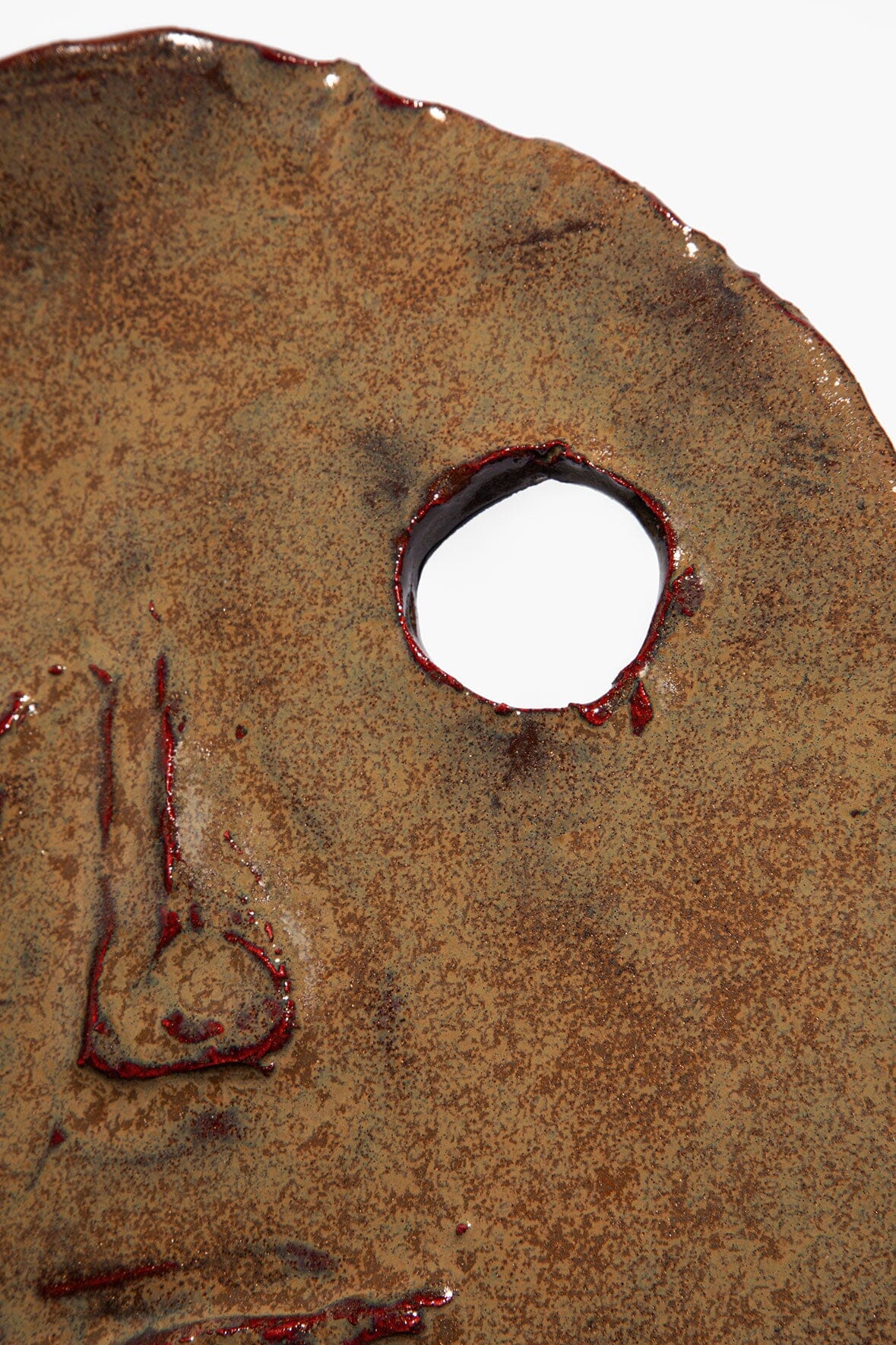 STAUD Home Auguste Ceramic Face Molasses Glaze